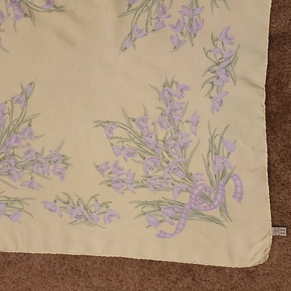 Burberry Silk Floral Square Scarf - Picture 9 of 13